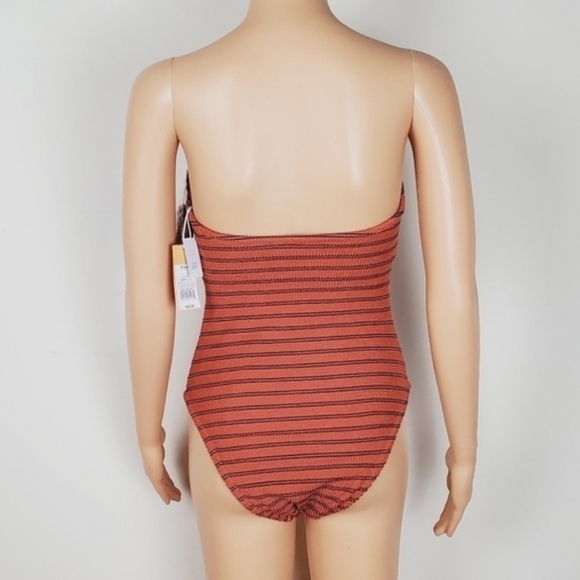 Kona Sol BROWN/PID medium coverage one piece swimsuit Size S - Picture 6 of 13